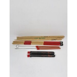 Promark & Sabían Drumstick Bags With 9 Sticks: Hot rods, Timbale,‎ Jazz Rakes,